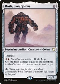 Bosh, Iron Golem - Commander 2018 - Magic: The Gathering card