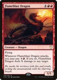 Flameblast Dragon - Commander 2018 - Magic: The Gathering card