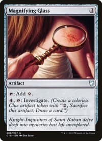Magnifying Glass - Commander 2018 - Magic: The Gathering card