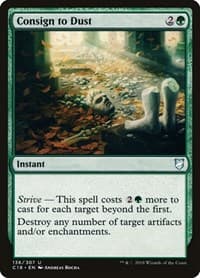 Consign to Dust - Commander 2018 - Magic: The Gathering card
