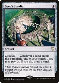 Seer's Sundial - Commander 2018 - Magic: The Gathering card