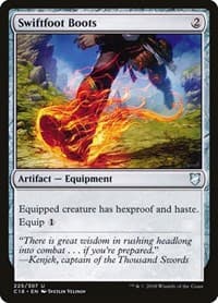 Swiftfoot Boots - Commander 2018 - Magic: The Gathering card