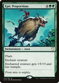 Epic Proportions - Commander 2018 - Magic: The Gathering card