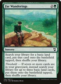 Far Wanderings - Commander 2018 - Magic: The Gathering card