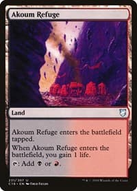 Akoum Refuge - Commander 2018 - Magic: The Gathering card