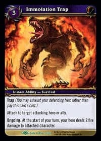 Immolation Trap - Dark Portal - WoW card
