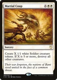 Martial Coup - Commander 2018 - Magic: The Gathering card