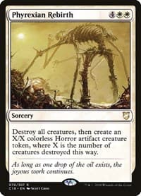 Phyrexian Rebirth - Commander 2018 - Magic: The Gathering card