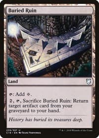 Buried Ruin - Commander 2018 - Magic: The Gathering card