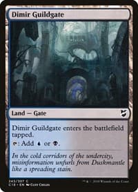 Dimir Guildgate - Commander 2018 - Magic: The Gathering card