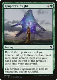 Kruphix's Insight - Commander 2018 - Magic: The Gathering card