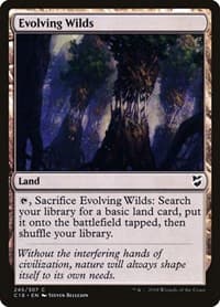 Evolving Wilds - Commander 2018 - Magic: The Gathering card