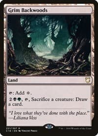 Grim Backwoods - Commander 2018 - Magic: The Gathering card