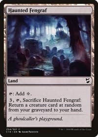Haunted Fengraf - Commander 2018 - Magic: The Gathering card