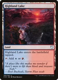 Highland Lake - Commander 2018 - Magic: The Gathering card
