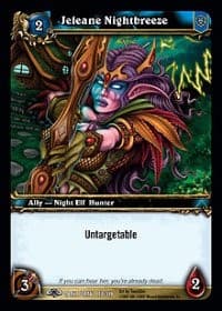 Jeleane Nightbreeze - Dark Portal - WoW card
