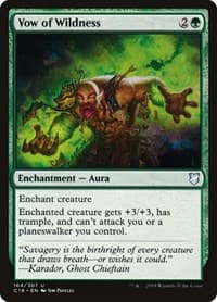 Vow of Wildness - Commander 2018 - Magic: The Gathering card