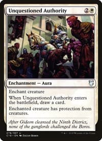Unquestioned Authority - Commander 2018 - Magic: The Gathering card