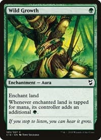 Wild Growth - Commander 2018 - Magic: The Gathering card