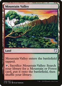Mountain Valley - Commander 2018 - Magic: The Gathering card