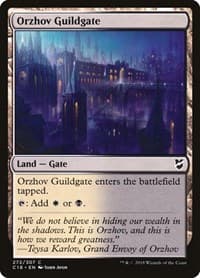Orzhov Guildgate - Commander 2018 - Magic: The Gathering card