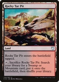Rocky Tar Pit - Commander 2018 - Magic: The Gathering card