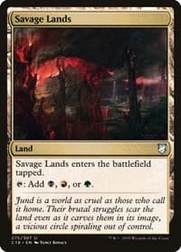 Savage Lands - Commander 2018 - Magic: The Gathering card