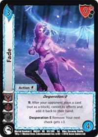 Fade - Mortal Kombat X - UniVersus card