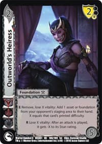 Outworld's Heiress - Mortal Kombat X - UniVersus card