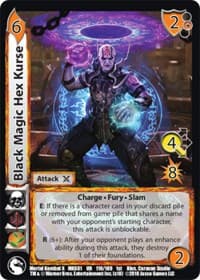 Black Magic Hex Kurse - Mortal Kombat X - UniVersus card