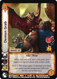 Demon Grab - Mortal Kombat X - UniVersus card