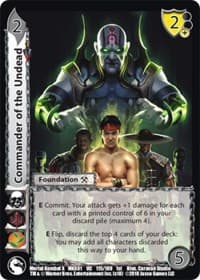 Commander of the Undead - Mortal Kombat X - UniVersus card