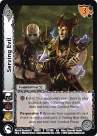 Serving Evil - Mortal Kombat X - UniVersus card