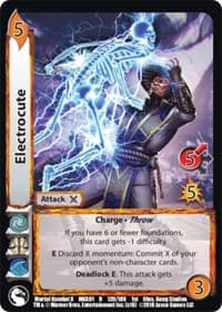 Electrocute - Mortal Kombat X - UniVersus card