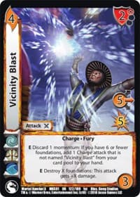 Vicinity Blast - Mortal Kombat X - UniVersus card