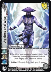 Ageless and Wise - Mortal Kombat X - UniVersus card