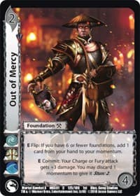 Out of Mercy - Mortal Kombat X - UniVersus card