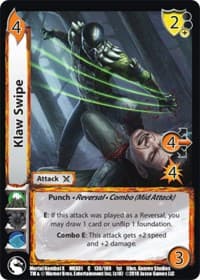 Klaw Swipe - Mortal Kombat X - UniVersus card