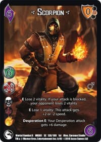 Scorpion* - Mortal Kombat X - UniVersus card