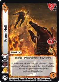 From Hell - Mortal Kombat X - UniVersus card