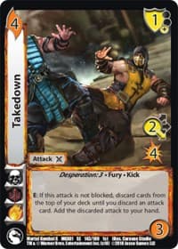 Takedown - Mortal Kombat X - UniVersus card