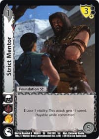 Strict Mentor - Mortal Kombat X - UniVersus card