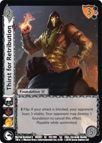 Thirst for Retribution - Mortal Kombat X - UniVersus card