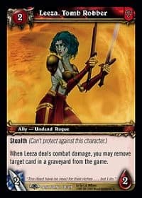 Leeza, Tomb Robber - Dark Portal - WoW card