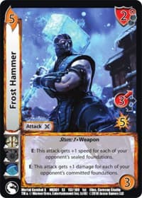 Frost Hammer - Mortal Kombat X - UniVersus card