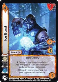 Ice Burst - Mortal Kombat X - UniVersus card