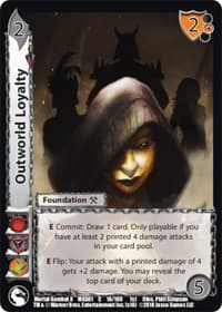 Outworld Loyalty - Mortal Kombat X - UniVersus card