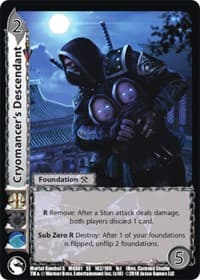 Cryomancer's Descendant - Mortal Kombat X - UniVersus card