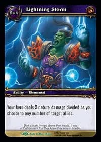 Lightning Storm - Dark Portal - WoW card