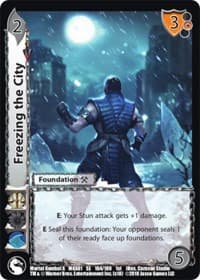 Freezing the City - Mortal Kombat X - UniVersus card